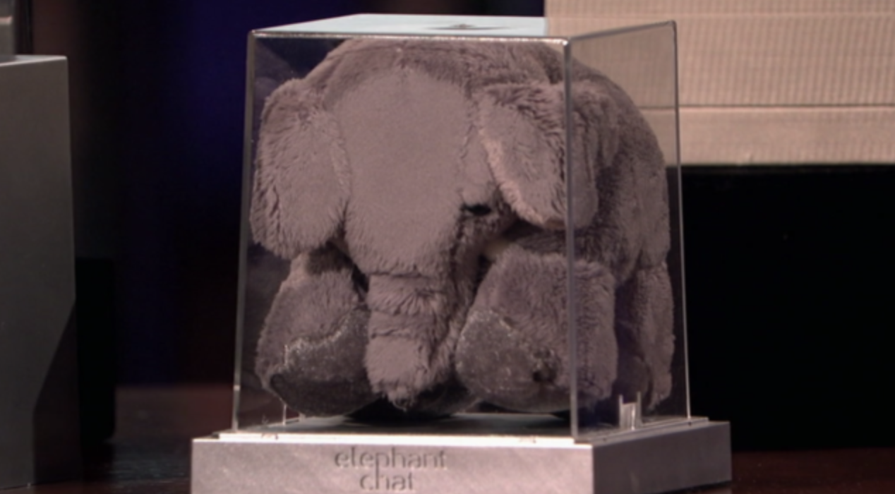 “There’s an early episode where a couple pitches a stuffed elephant that is supposed to help you discuss wait for it THE ELEPHANT IN THE ROOM. It was beyond cringe to watch and all the sharks were like why can’t you just communicate normally with the person you chose to marry?”